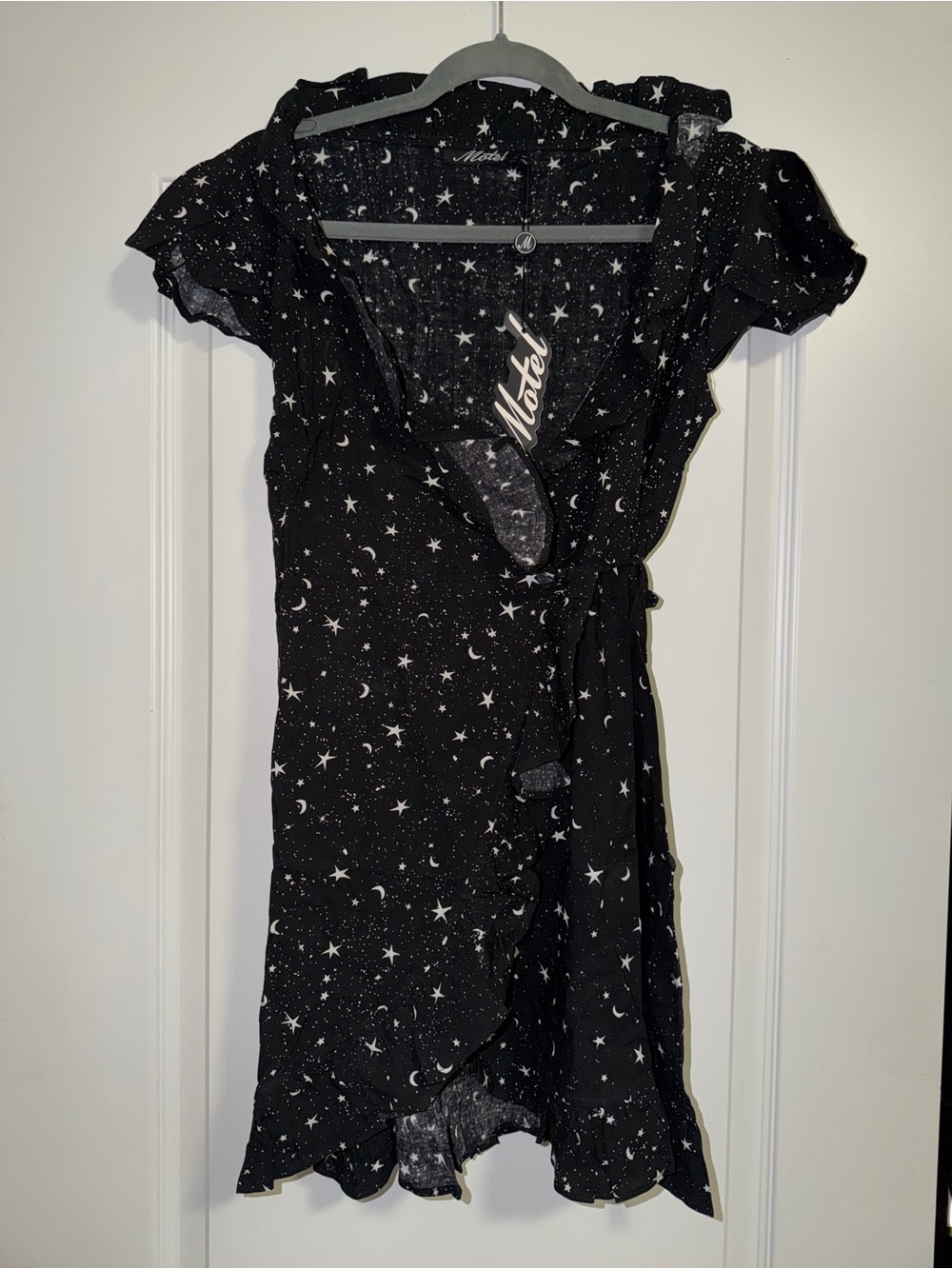 Motel Rocks Rica Ruffle Wrap Dress - Picture 2 of 5